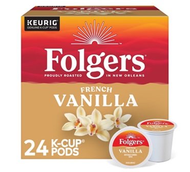 Folgers Gourmet Selections K-Cup Packs; French Vanilla 24/Box